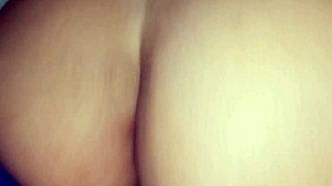 Check out the neighbor's giant ass and cute natural tits