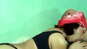 Girlfriend Squeezes Dick Until Cum