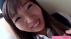 joshi koseis tight pussy gets deepthroat blowjob!