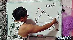 13 Sexual Math to Know Your Area X with Asian Student and Teacher in Bedroom