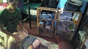 Pelado Se Coje A Linda Latina Entre Cajones De Ropa. Is This Amateur Couple's Secret?