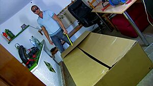 Amateurs roleplay as sexdoll, moaning during anal fucking and wet pussy action in homeporn 😏