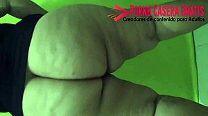 Mature Latina With Big Butt Dances Seductively Without Underwear At Home