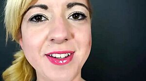 Blonde Keyton Sucks Cock and Gets Pussy Fucked