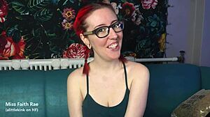 Cuckold Fantasy Roleplay With Goth Redhead In Glasses Delivering Dirty Talk And Humiliation Instructions