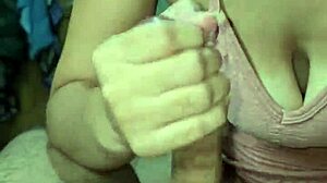 Sailor Girl Hotwife Gives Blowjob And Masturbates Husband To Abundant Cum.