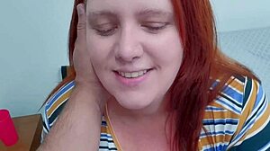 Chubby Redhead Hotwife Sucks Willingly And Squirts Thinking Of Eaters