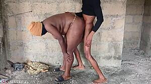 Bent Over Doggy Fuck In Uncompleted Building With Stepson