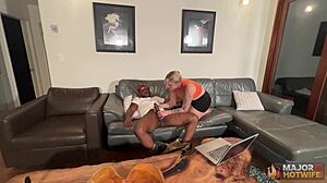 Busty blonde subgirl0831 enjoys deep pussy fucking from Rome Major