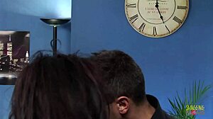 Why did the office ladies strip naked for group sex with blowjobs and riding?