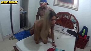 i'm a travesti giving my ass to the young amateur guy in first time anal fuck, feeling every thrust in my tight belly...