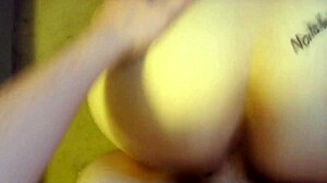 Girlfriend Bends Over Desk For Pussy And Ass Play Cumshot