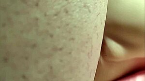 close-up sex with shaved pussy and double penetration rear entry