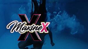 Scott Rhodes Cums On Maxine X's Tits After Big Pussy Masturbation!