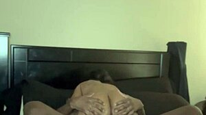 Amateur Ebony Couple Rides Big Cock To Creamy Tight Pussy Orgasm In Bedroom!