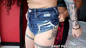 Are dyke kisses the best with ass shaking and pussy spreading?