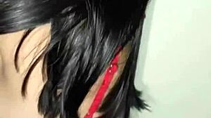 young latina stepsister begs stepbrother to stop but he insists on fucking her huge tits first time in spanish