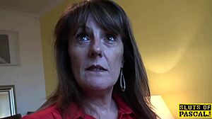 oh, religious mature sub in heels and stockings gets ravaged with spanking!