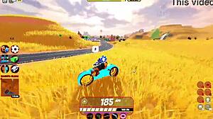 I give cop blowjob in Roblox Jailbreak gameplay.