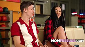 Stepmom Stepdaughter And Bf Free Use In Bowling Alley