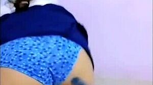 I helped the horny Mexican student after watching her in uniform