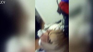 love this girl gagging deep on cock with wet sloppy licks and huge fake tits