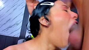 Two Hotties Dominate with Rough Face Fucking