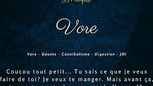 French Giantess Delivers Intense Jerk Off Instructions in Vore Audio