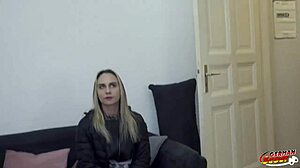 Aura Sin gets hard anal casting from big dick agent