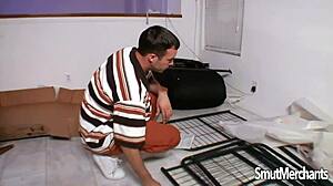 Young girl takes big black cock