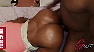 She Came For Romantic Dinner But Got Fucked Instead, Moaning With Juicy Big Pussy And Ripped Clothes