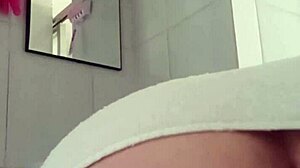 Mature Woman Strips In Shower