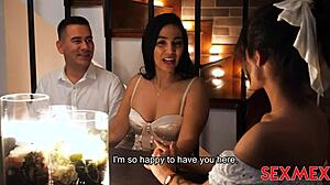 carolina guerrero gives loving blowjobs as step-daughter