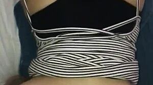 Homemade Booty Bent Over in Slow Motion