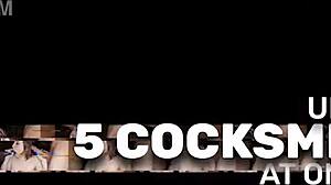 Busty Redhead Gets Plenty Of Cocks In Juicy Gangbang Fucking Missionary Cowgirl Creampie