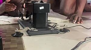 does the black porn star fuck the sex machine