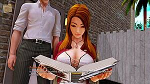 Exploring the luxurious harem hotel in game level 341