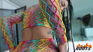 Cuzinho estava apertadinho as Caroleta Roots Loupan gets anal, ass, lingerie, pussy, cum, big ass, creampie, squirting, horny, cumshot.