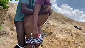 CRAZY OUTDOOR FUCK in LAGOS Lagoon!