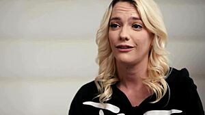 Gorgeous blonde Kenna James moans loudly as her sexy boyfriend Nathan Bronson fucks her hard in missionary and cowgirl positions