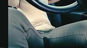 Older Sister Stuck In Traffic Wets Herself