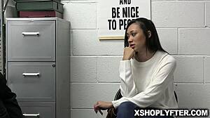 madi laine caught and fucked doggystyle by officer rusty nails