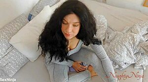 Step-mom helps me with my viagra boner by fucking my monster cock