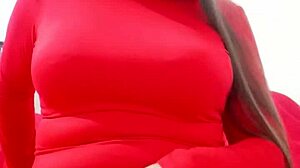 Colombian Latina Stepmom With Giant Cameltoe In Short Dress Masturbates For Stepson In Usa