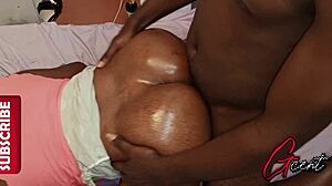 She Came For Romantic Dinner But Got Fucked Instead, Moaning With Juicy Big Pussy And Ripped Clothes