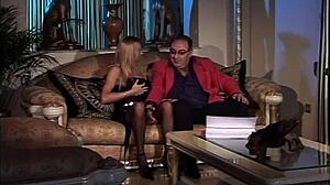 Old man licks wet pussy before bending over horny Italian milf for intense anal fucking and cum swallow.