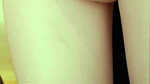 i couldn't resist stripping this sexy silicone fuck doll with fake tits