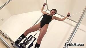 Cheating british mature gill ellis reveals oversized globes