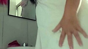 Mature Woman Strips In Shower