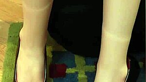 i couldn't resist stripping this sexy silicone fuck doll with fake tits